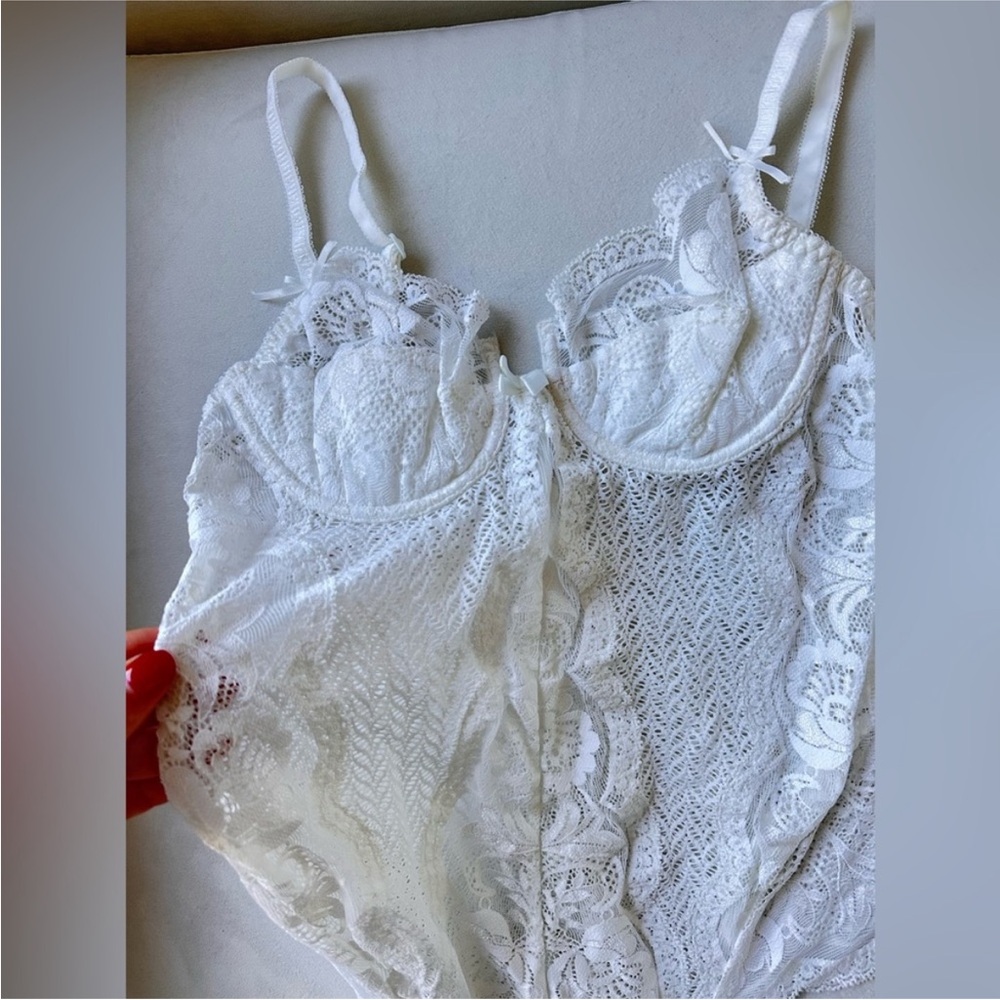 New LA PERLA documented White  lace Bodysuit - Picture 8 of 12